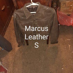 Nieman Marcus Exclusive Womens Leather Jacket Size Small